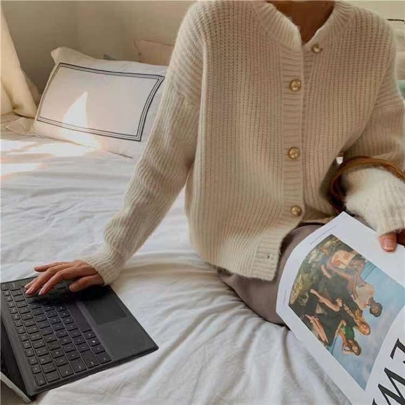 Cardigan lông thỏ - Choose Mie