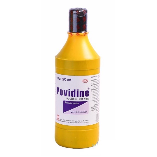 ✅ Dung Dịch Sát Khuẩn- Povidine 10% (Chai Lớn) -VT0357 | Y Tế Vạn Thành