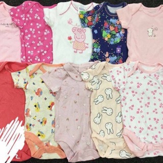 Combo set 10 bodysuit carter cho bé sơ sinh