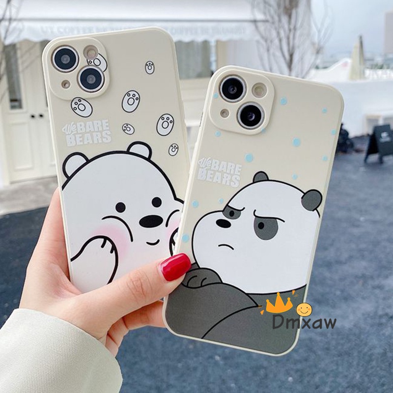 Ốp Điện Thoại Silicon Mềm Hình Gấu Trúc Dễ Thương Cho iPhone 13 Pro Max 12 11 Pro Max X XR XS Max 8 7 Plus SE 2020