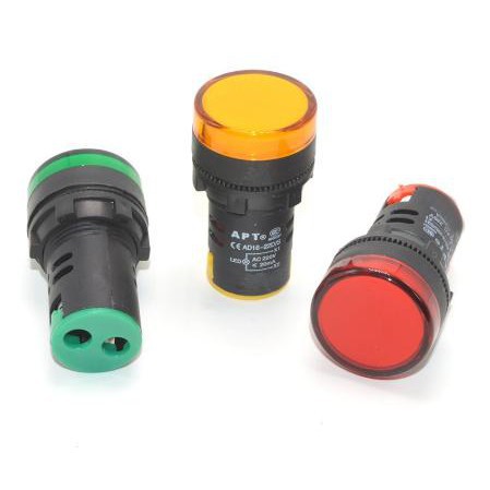 Đèn báo phi 22 Điện 12v ,24v ,220v.