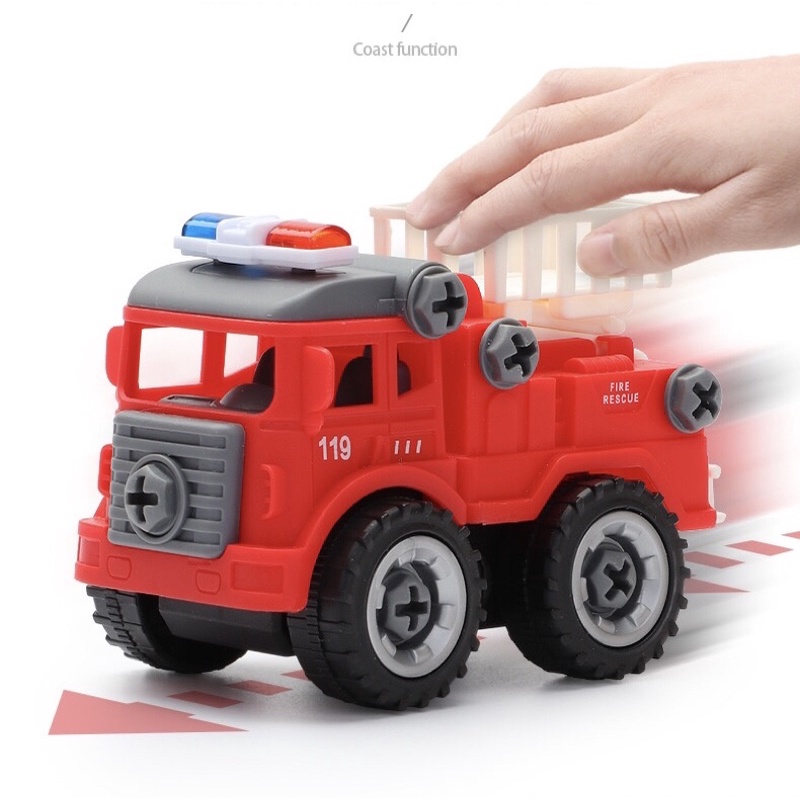 Đồ Chơi Ô Tô Xe Cứu Hỏa Lắp Ghép - Đồ Chơi Giúp Trẻ Tư Duy Tăng Tính Sáng Tạo Sóc_toystore