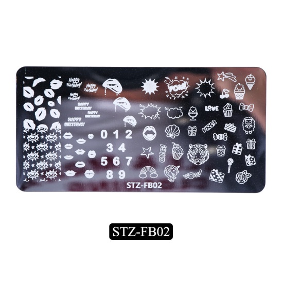 [Hàng mới về] Miếng dán trang trí móng tay in hình chủ đề giáng sinh