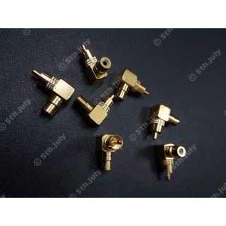 Đầu chuyển vuông góc RCA, bông sen