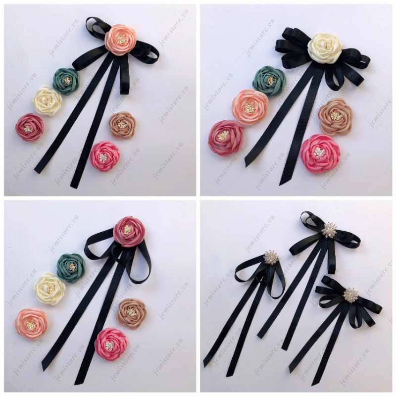 Tag cài áo handmade nhiều màu (hình thật)