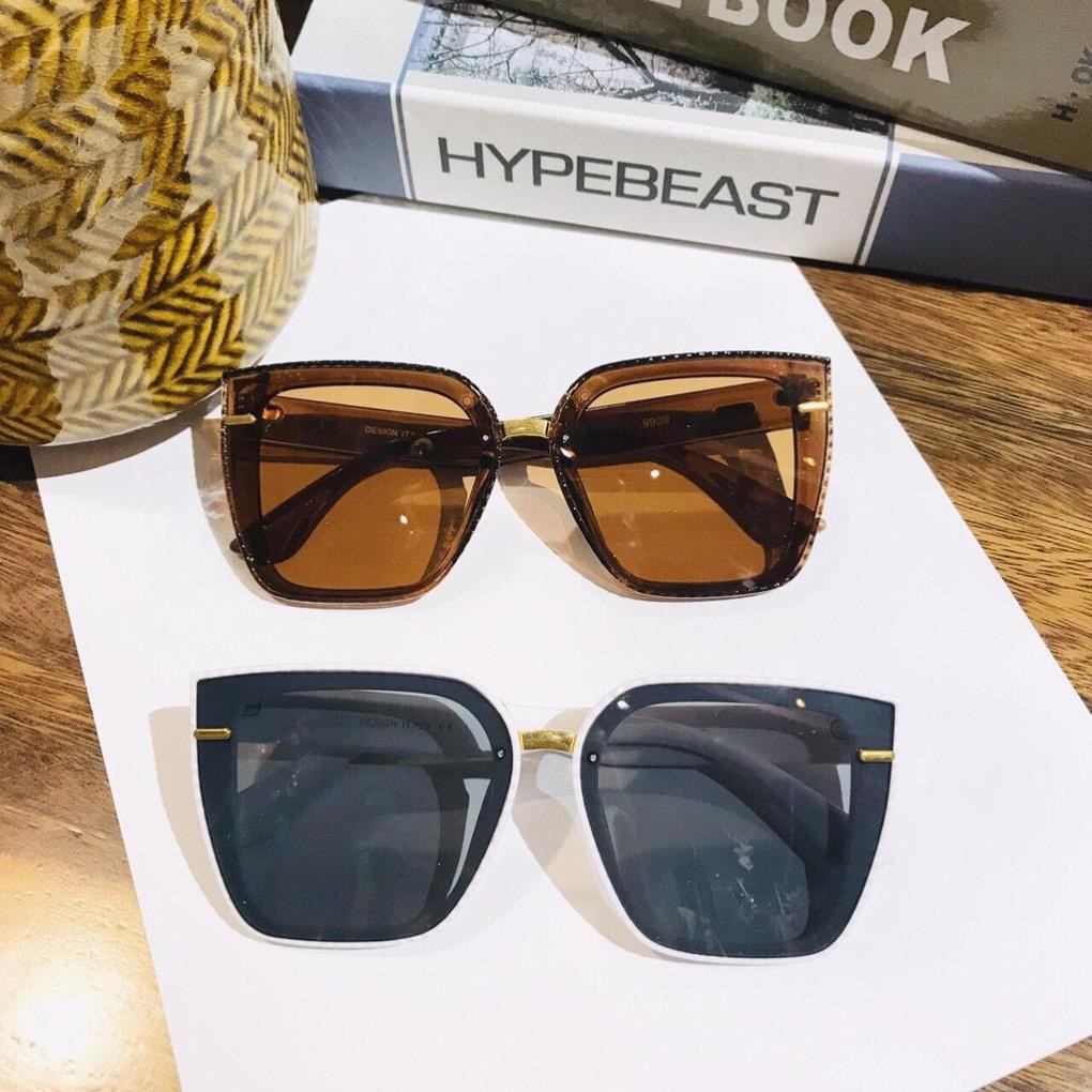 Mắt kính thời trang nam nữ chống tia UV Cao Cấp JJDR9909 - Kính mát sang chảnh, gọng chắc chắn - Tặng kèm hộp [HANG XIN] | BigBuy360 - bigbuy360.vn