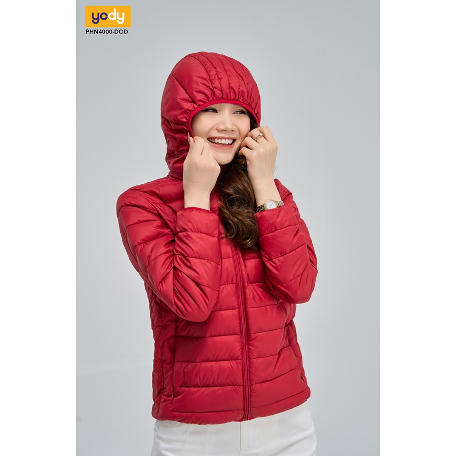Áo phao nữ YODY siêu nhẹ có mũ form ôm nhẹ nhàng giữ ấm tốt - PHN4010 | BigBuy360 - bigbuy360.vn