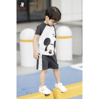 Bộ short cotton micky bé trai