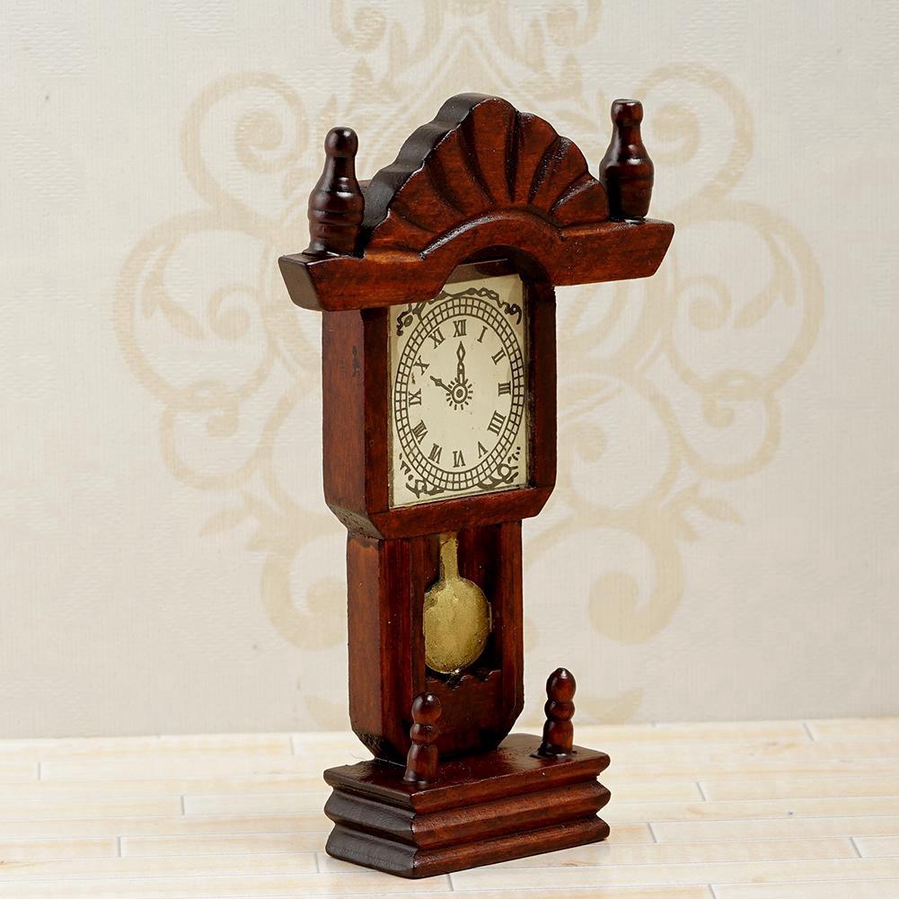 Đồng Hồ Gỗ G6w2 Tỉ Lệ 1: 12 Cho Nhà Búp Bê