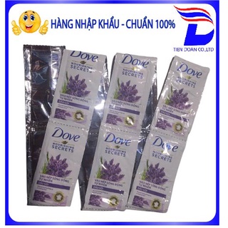 combo dây 12 gói dầu gội đầu DOVE hoa oải ương và lá hương thảo