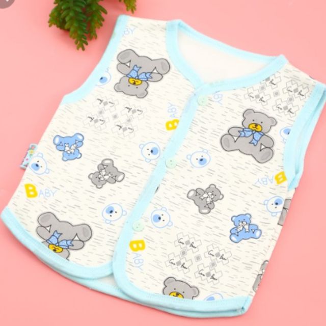 Áo gile nỉ bông cho bé