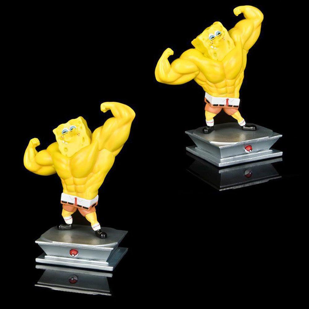 REBUY1 Mô Hình Nhân Vật Hoạt Hình SpongeBob Bằng PVC