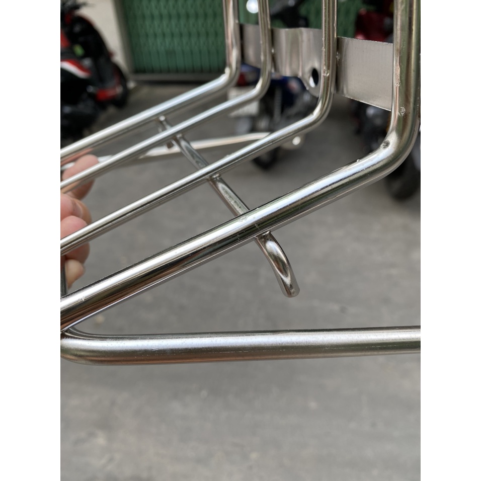 BAGA MŨI TRƯỚC XE DREAM INOX 10LY