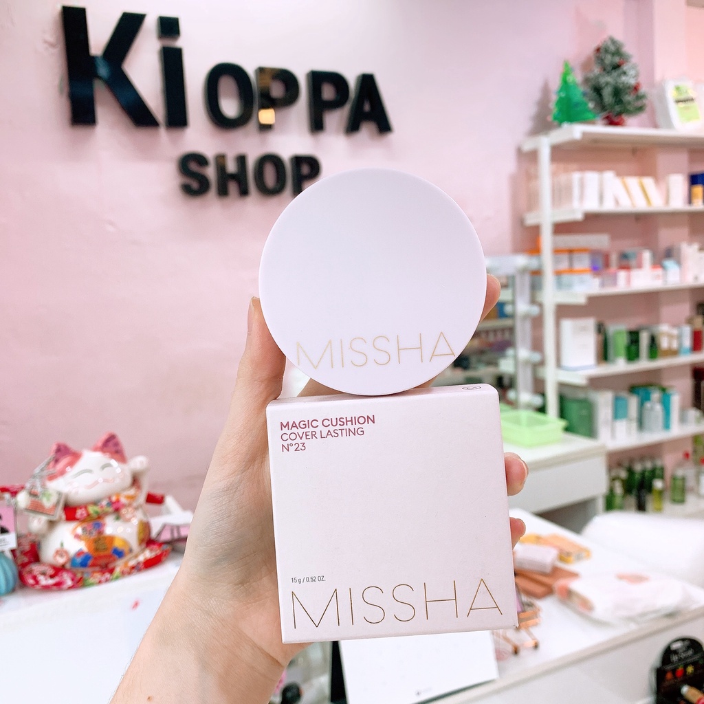 Phấn nước che phủ hoàn hảo Missha Magic Cushion Cover Lasting SPF50+ PA+++