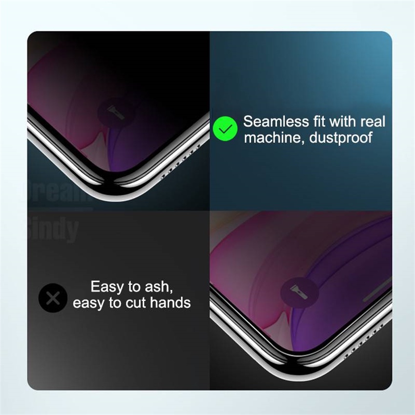 Miếng Dán Hydrogel Mềm Bảo Vệ Màn Hình Chống Nhìn Trộm Cho iPhone 15 14 13 12 11 Pro XS Max Mini XR X 6 S 7 8 Plus SE 2020