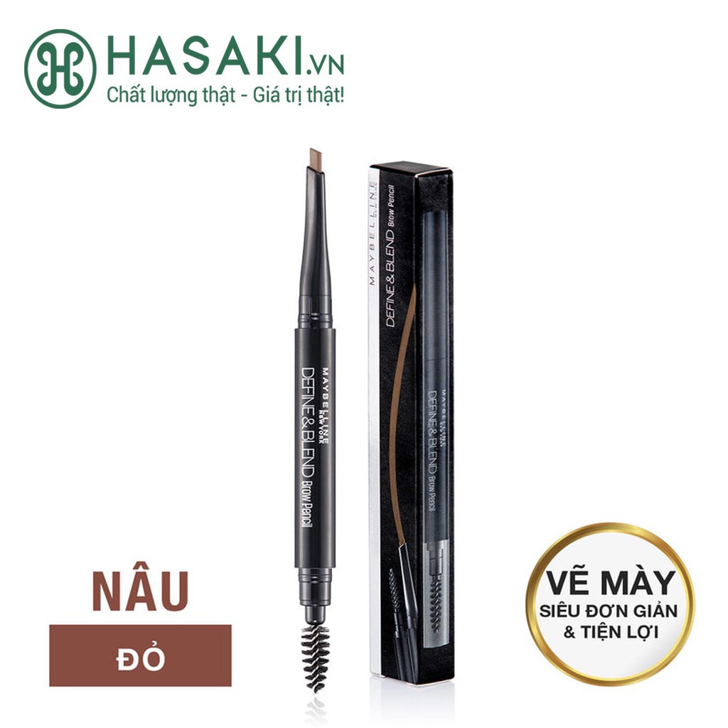 Chì Kẻ Mày 2 Đầu Maybelline Define & Blend Brow Pencil 0.16g