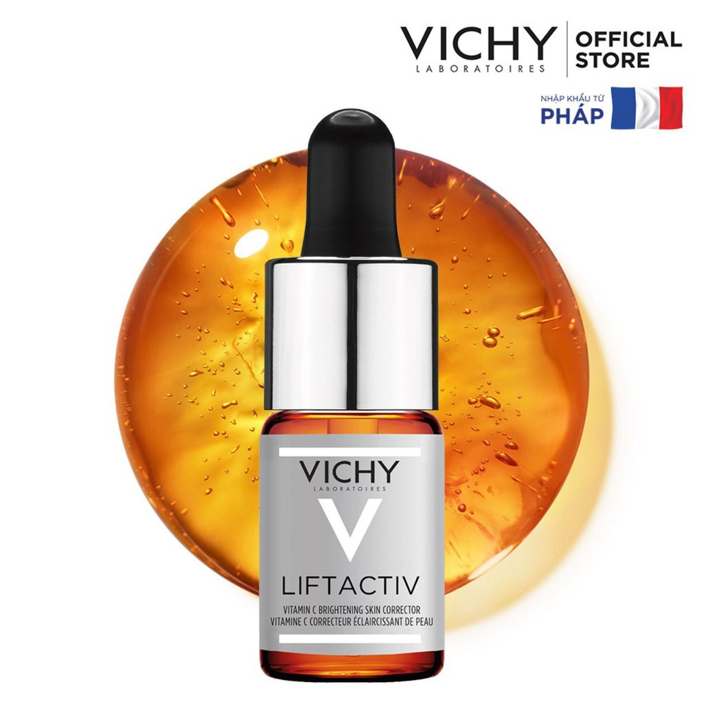 [TEM CTY] Vichy Liftactiv Vitamin C Corrector 10mL - Dưỡng chất 15% Vitamin C giúp đều màu da