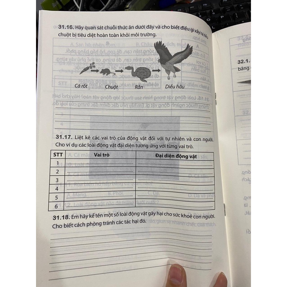 Sách - Vở thực hành khoa học tự nhiên 6 tập 2 ( Chân trời sáng tạo )