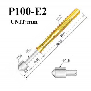 Set 10 Kim test mạch (test probe) P100-E2