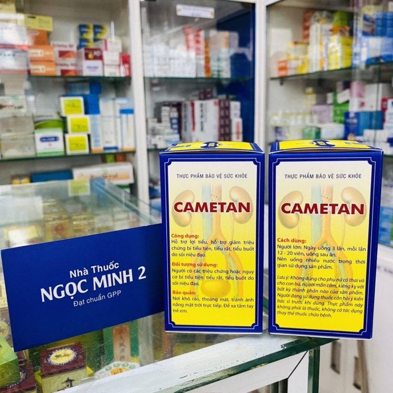 ✅  VIÊN UỐNG GIÚP TAN SỎI CAMETAN LỌ 40G GIÁ TỐT
