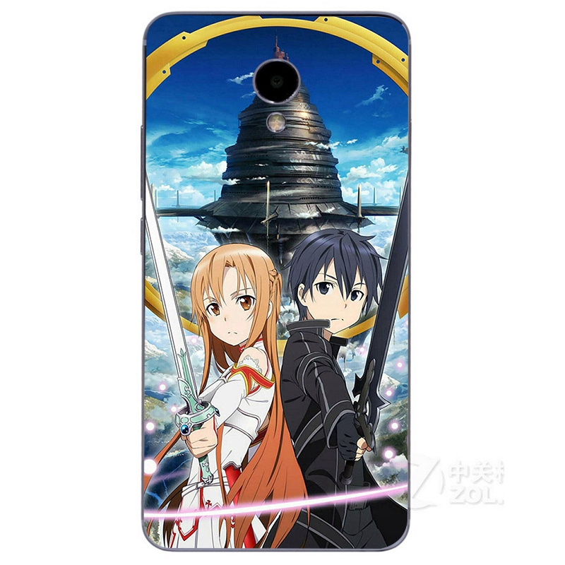 Ốp điện thoại in hình Sword Art Online cho Asus Zenfone Go TV ZB551KL ZB452KG ZB450KL ZC451TG ZB500KL ZB500KG