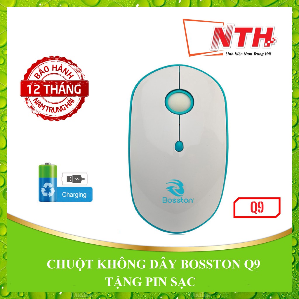 CHUỘT KHÔNG DÂY BOSSTON Q9 - TẶNG PIN SẠC