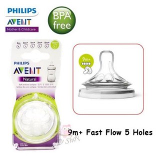 Núm ty thay bình sữa Philips Avent Natural,núm số 5 az88