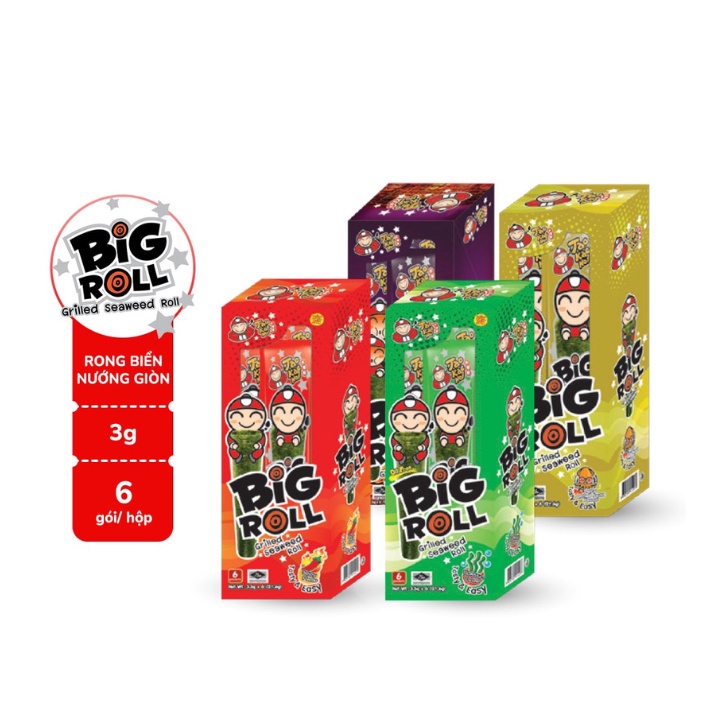 Snack Rong biển TaoKaeNoi BIG ROLL 3g