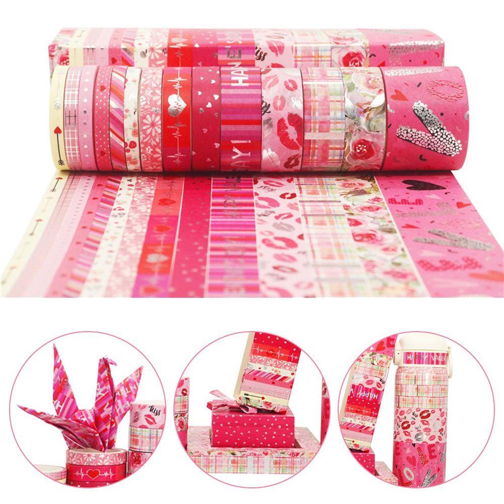 PISTA 14 Cuộn Băng Keo Dán Trang Trí Ngày Valentine