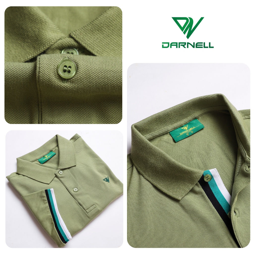 Áo thun có cổ polo nam chất cotton mềm mịn bền đẹp chính hãng Darnell DN0027