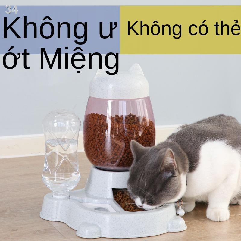 Cho chó ăn thức mèo, máy uống nước và đồ dùng nuôi tự động.XS