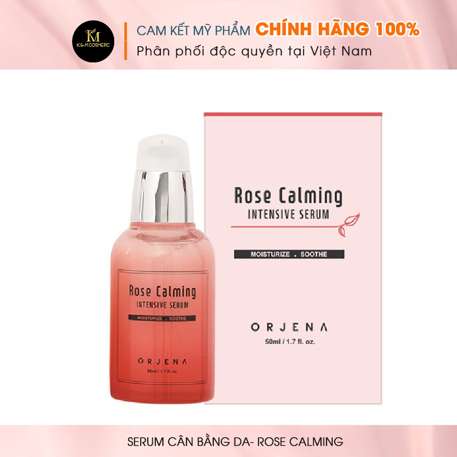 Serum Dưỡng Da Chuyên Sâu Cân Bằng Độ Ẩm ROSE CALMING ORJENA 50ml - #0004