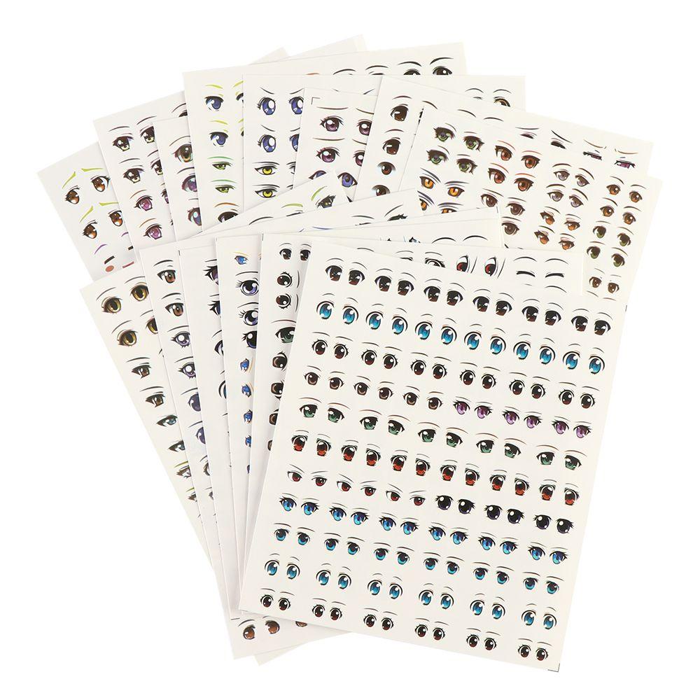 1 Tờ Sticker Dễ Thương Dán Trang Trí Búp Bê