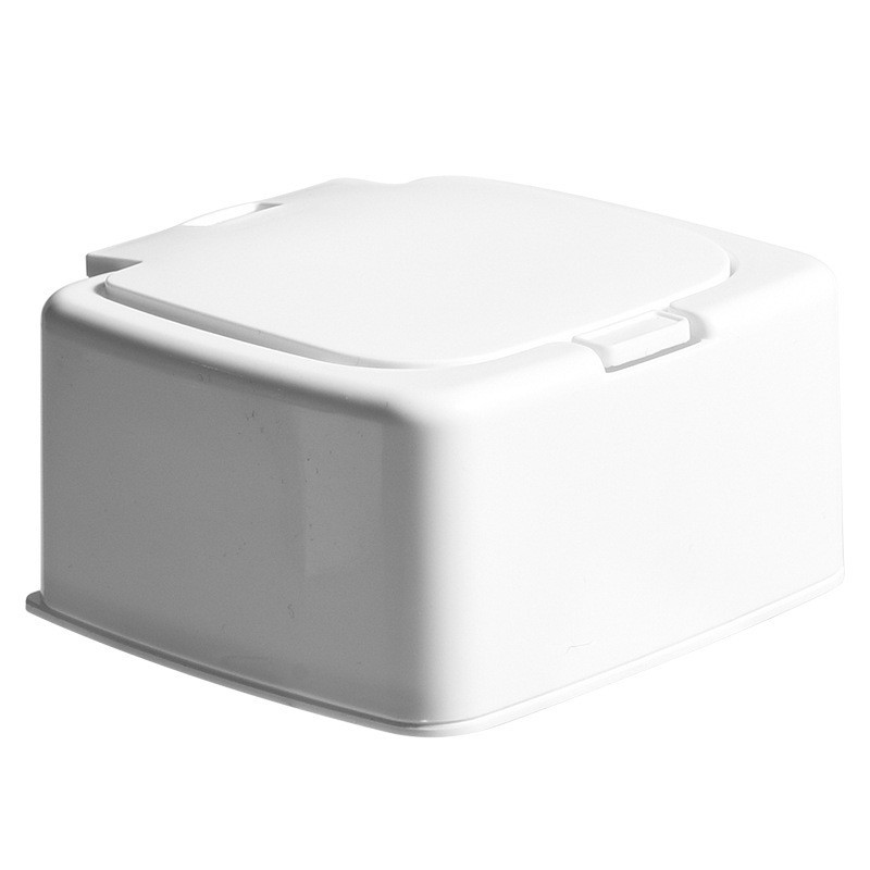 Hộp Nhựa Nhỏ Đựng Tăm Bông Chống Bụi Thiết Kế Tiện Dụng