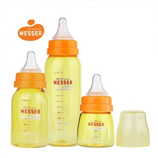 Bình sữa wesser cổ hẹp cao cấp pesu mẫu mới 60ml/140ml/250ml
