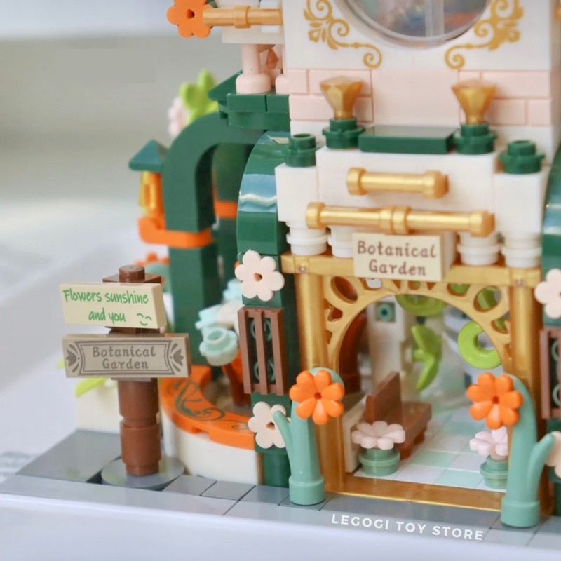 Đồ chơi xếp hình Legogi BOTANICAL GARDEN JAKI 867 mảnh ghép mô hình lắp ghép