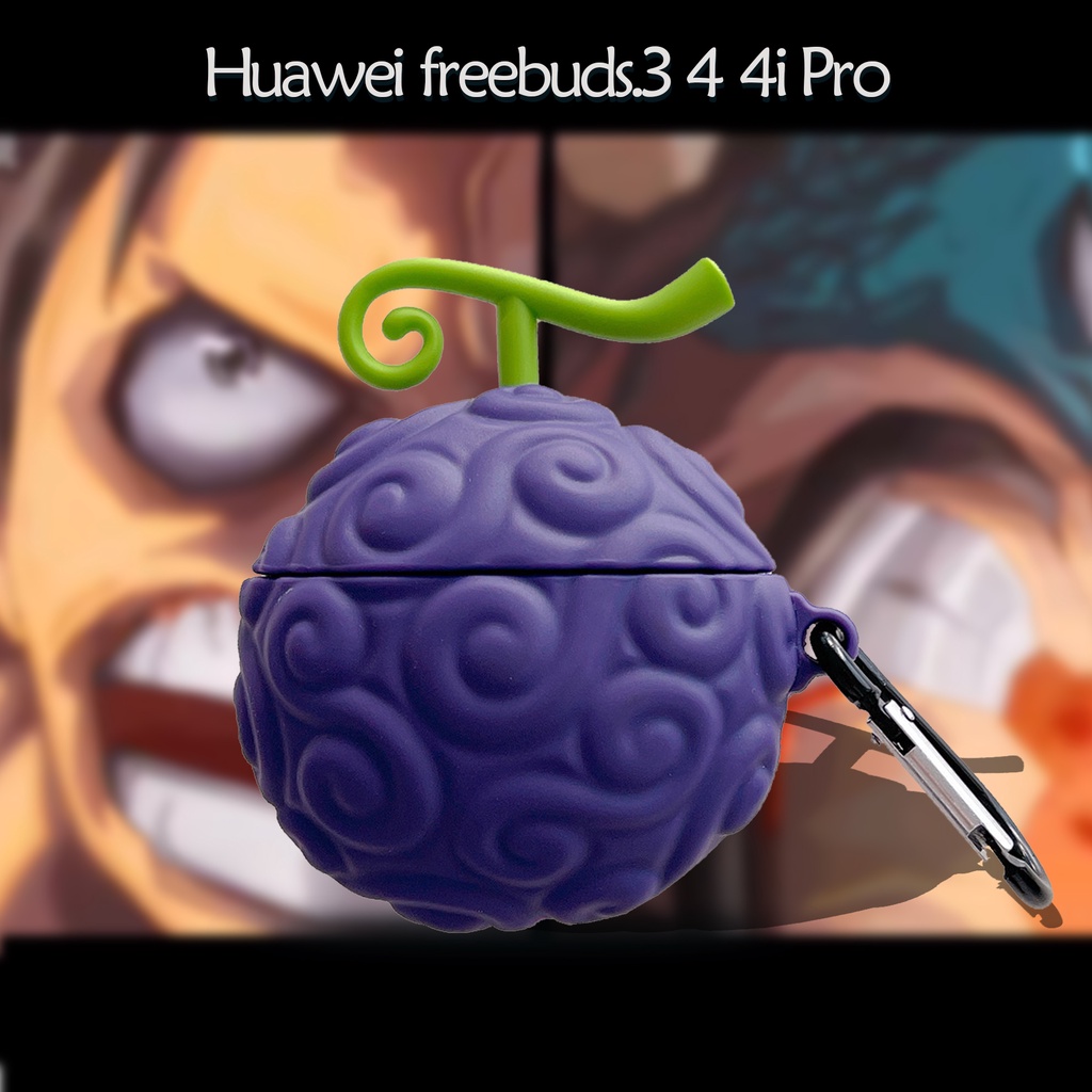 Vỏ Bảo Vệ Hộp Sạc Tai Nghe Huawei Freebuds3/4th Generation One Piece pro/4i Bằng Silicon Mềm Hình Trái Cây