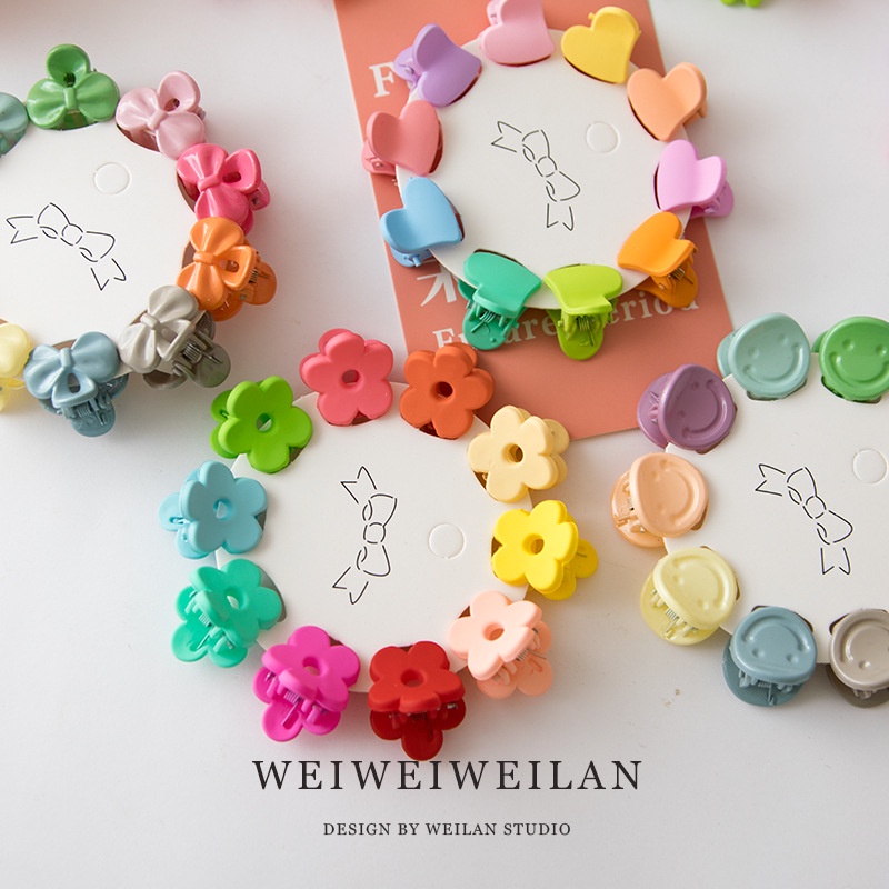 [Bộ 10] Kẹp Tóc Mini Dễ Thương Nhiều Màu Sắc Phụ Kiện Thời Trang Cho Bé AB026