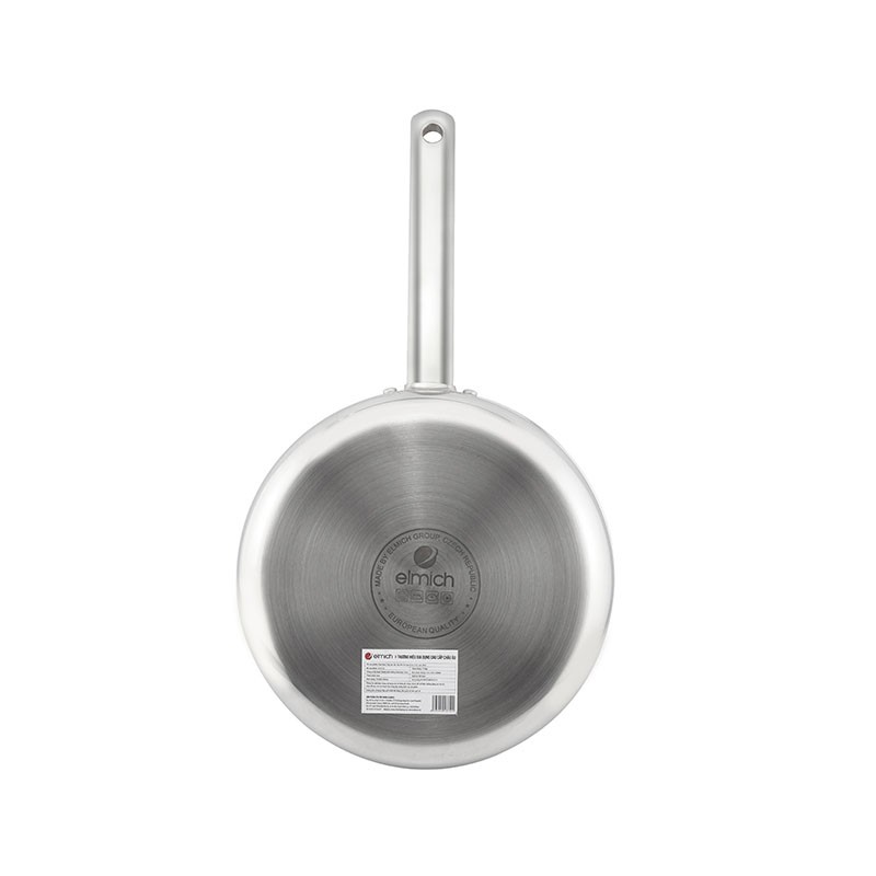 Chảo chống dính cao cấp Inox 304 đáy liền khối Elmich Tri-Max XS EL-3752 đường kính 24cm chính hãng, bảo hành 5 năm