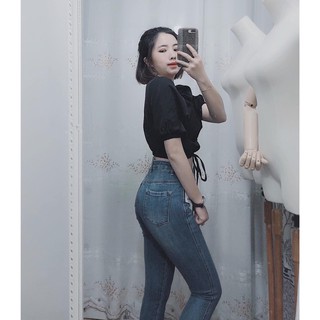 QUẦN JEAN NỮ XẺ GẤU