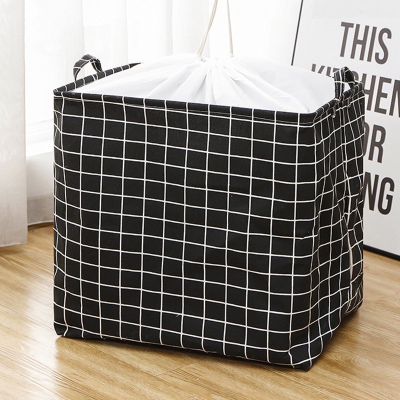 Túi Vải Đựng Chăn Màn - Giỏ Đựng Quần Áo Gấp Gọn 100L