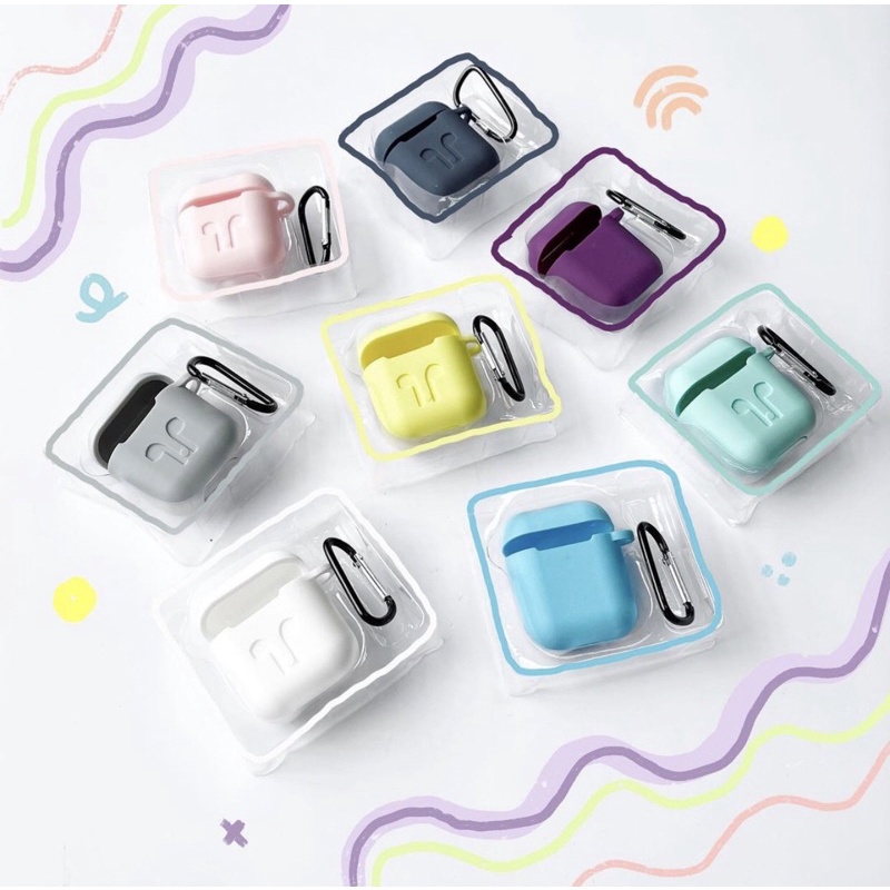 Ốp Lưng / Case Airpod Silicon Màu