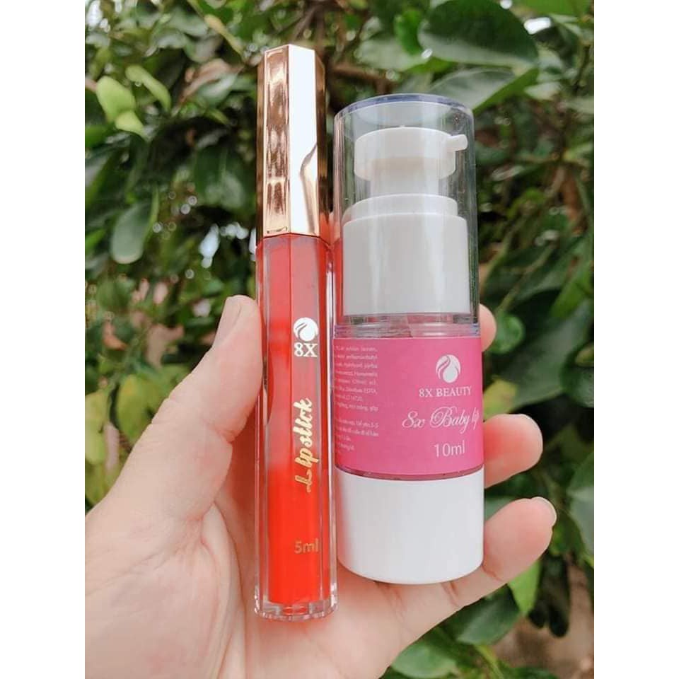 combo khử thâm môi 8x baby lip (tặng 1 son 8x lipstick) | BigBuy360 - bigbuy360.vn