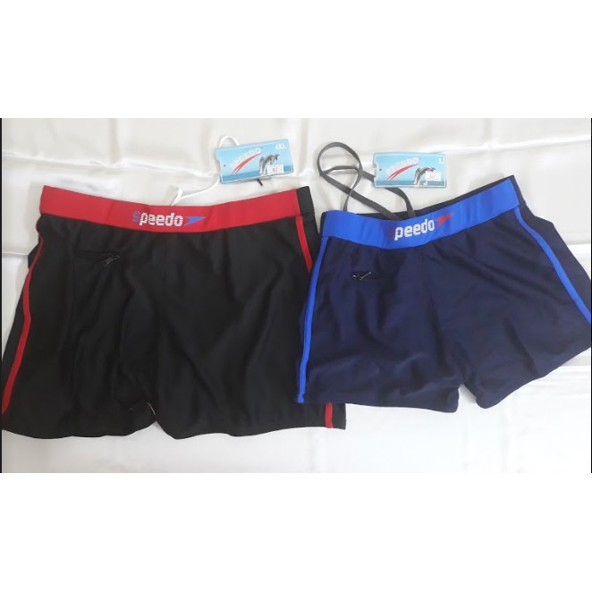 Quần Bơi Nam Speedo Đen Phối Xanh Có Túi Nhỏ Đựng Chìa Khóa - Nhiều Màu- Có BIGSIZE 80kg