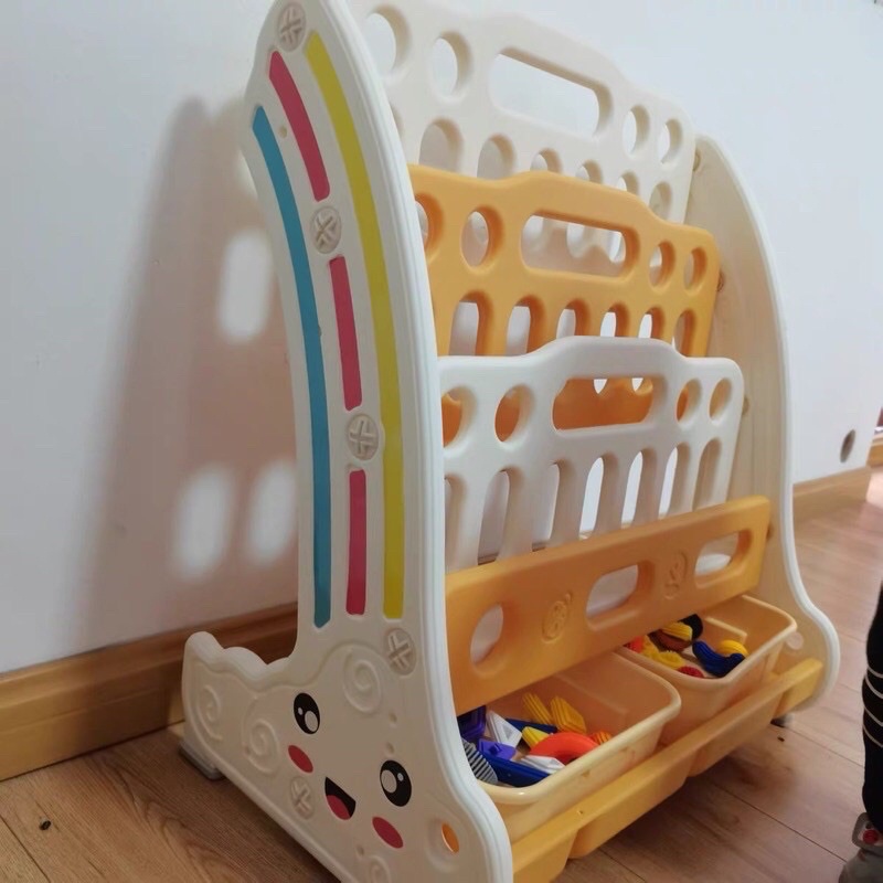 Giá sách, giá đựng đồ chơi hình cầu vồng