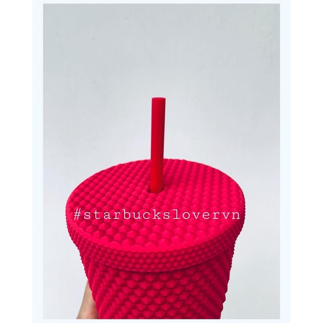 |CHÍNH HÃNG| LY STARBUCKS GAI RUBY PINK SIZE KHỦNG 24OZ