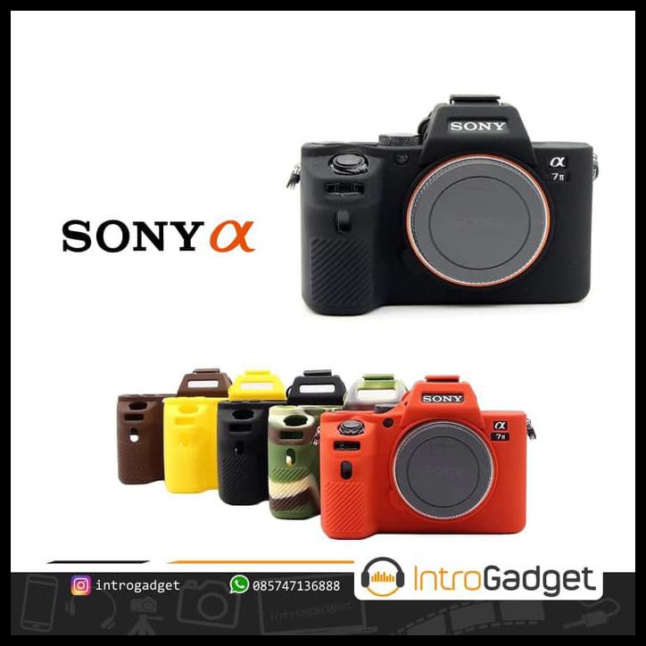 Silicone Ốp Lưng Silicon Cho Sony A7Ii A7R Mark Ii Đen