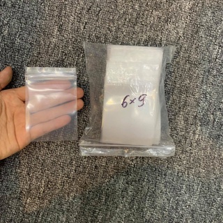 Túi zip size 6cm x 9cm giá rẻ, túi miết mép trong suốt loại tốt