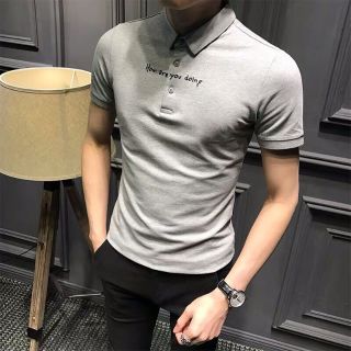 Áo thun nam cổ đức chất cotton đẹp