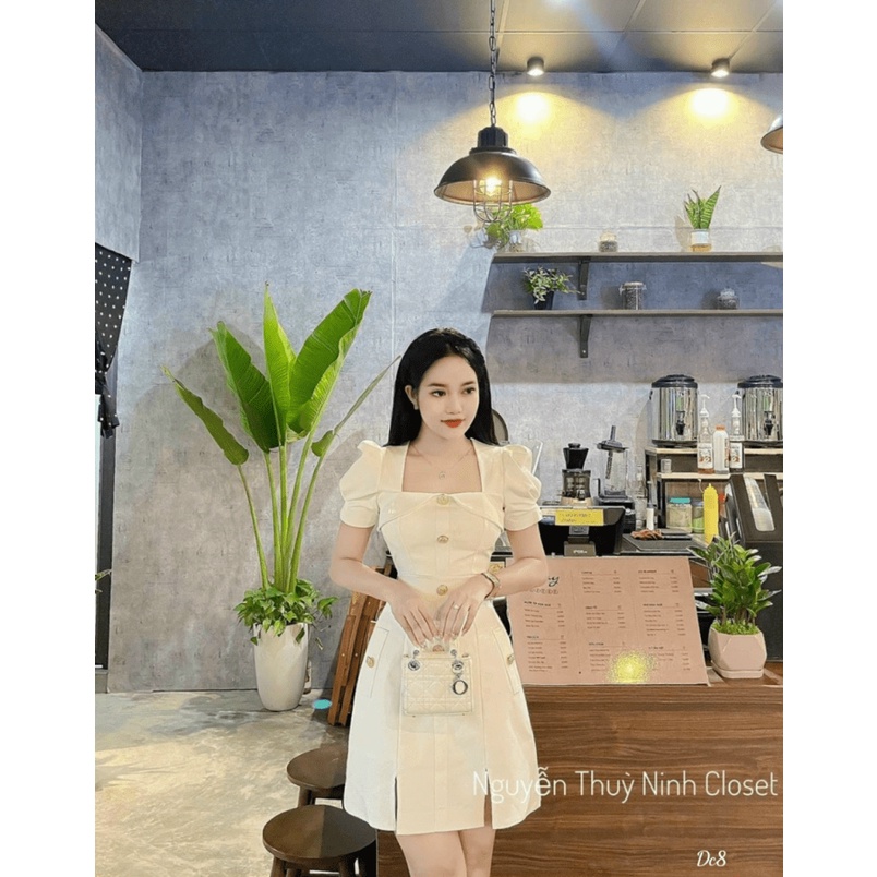 ĐẦM COTTON LẠNH CÓ MÚT UP thoi trang shop valentina
